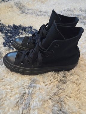 Converse Chuck Taylor All Star High-Top sneakers, ALL BLACK MENS 4 Womens 6